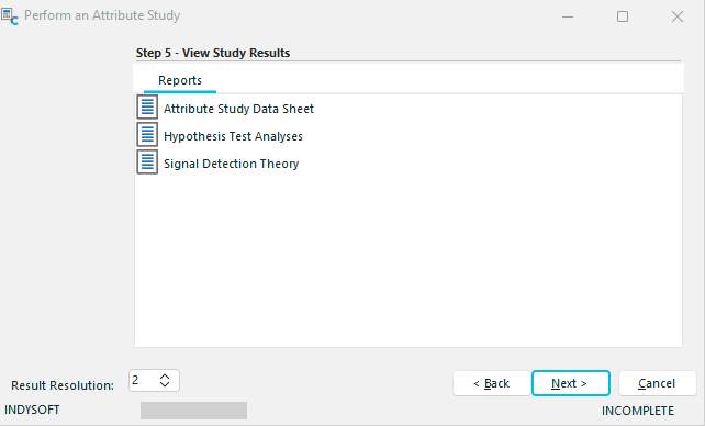 Step 5 - View Study Results