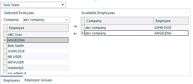 Task Editor - Task Team