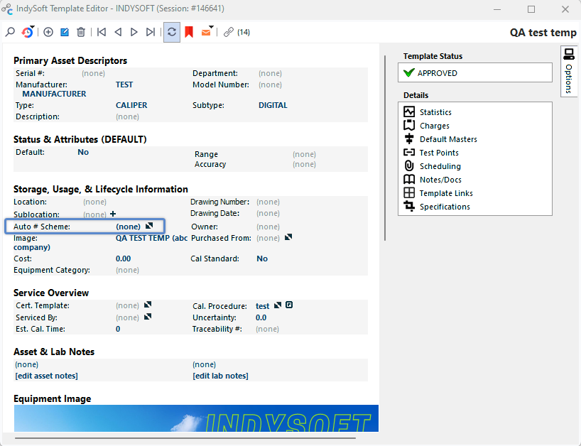 Automatic Numbering Field - Templates