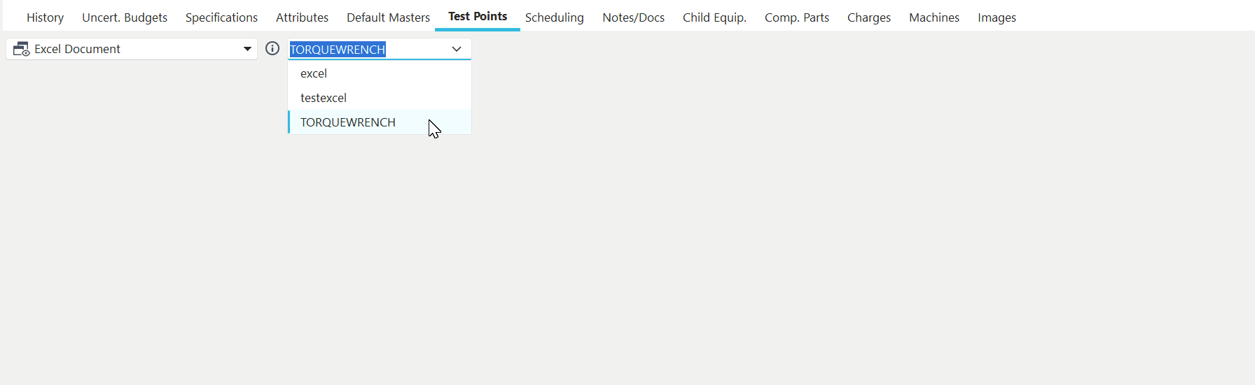 Excel Document-Based Test Points