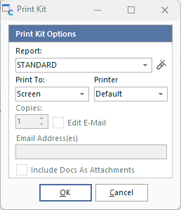 Print Kit Options
