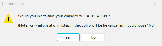 Cancel Equipment Modifications Confirmation