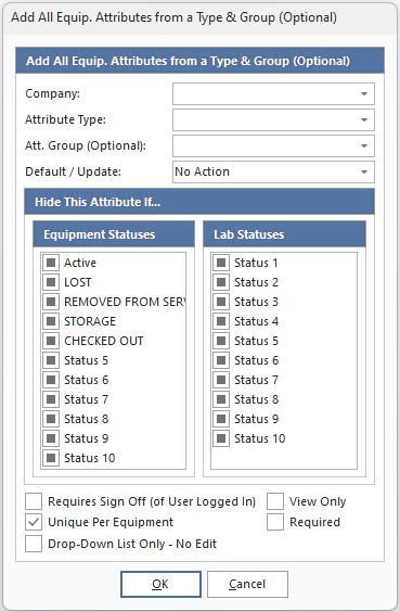 Add All Equip 2023-04-21 at 4.54.19 PM. Attributes from a Type &amp; Group (Optional)