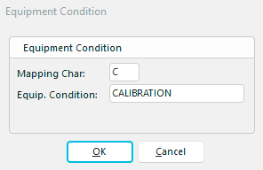 Add/Edit Equipment Condition Example