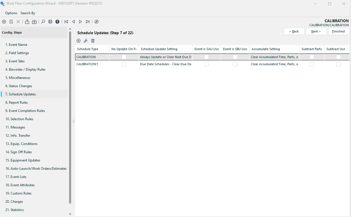 Configuration Wizard - Step 7 of 22 - Schedule Updates