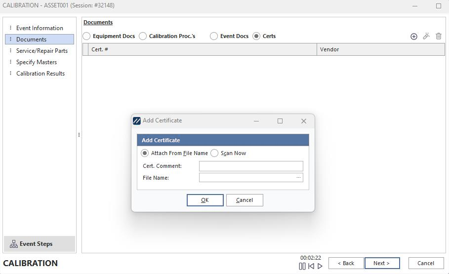 Add Certificate