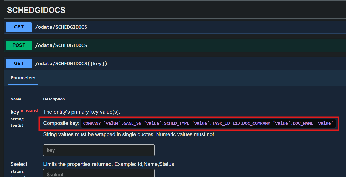 OData API with Swagger UI screenshot 3