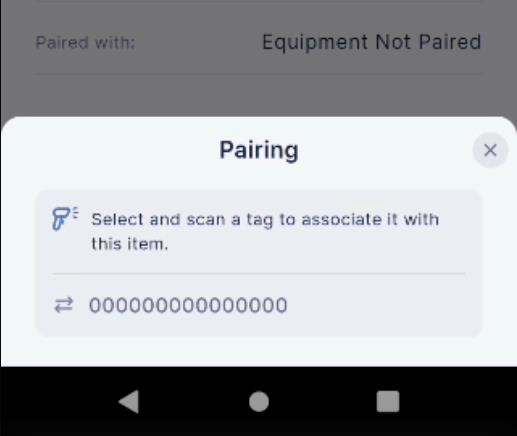 Scanning a passive UHF tag