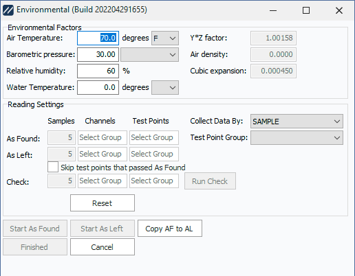 Environmental Data — single channel