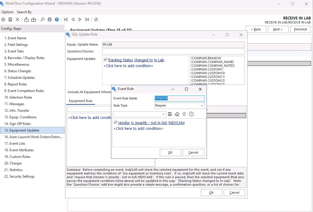 Receive In Lab — Await Vendor route