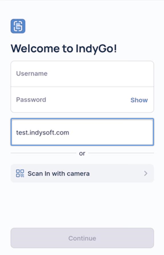 REST server URL entry