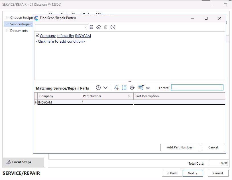 Select a Repair Part