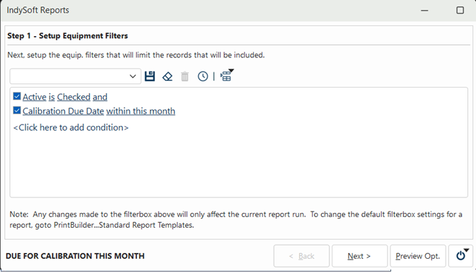 Five report steps