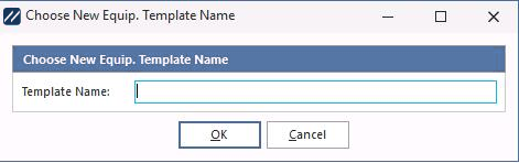 Naming the template