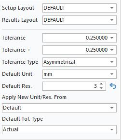 Tolerance set