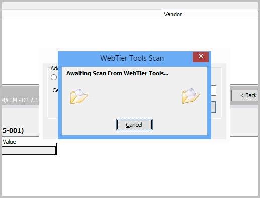 Web-Tier Tools based scanning
