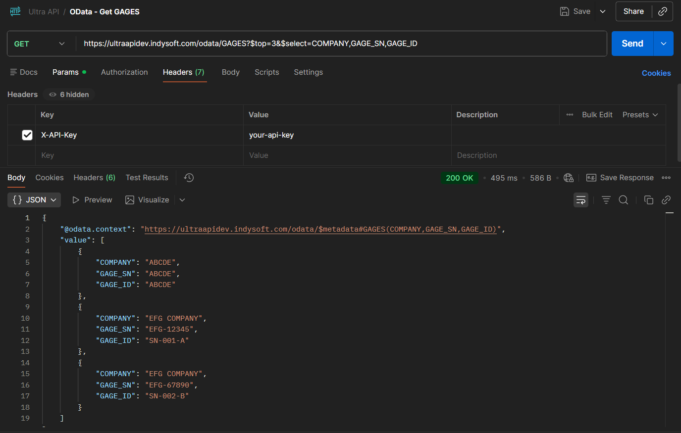 OData query