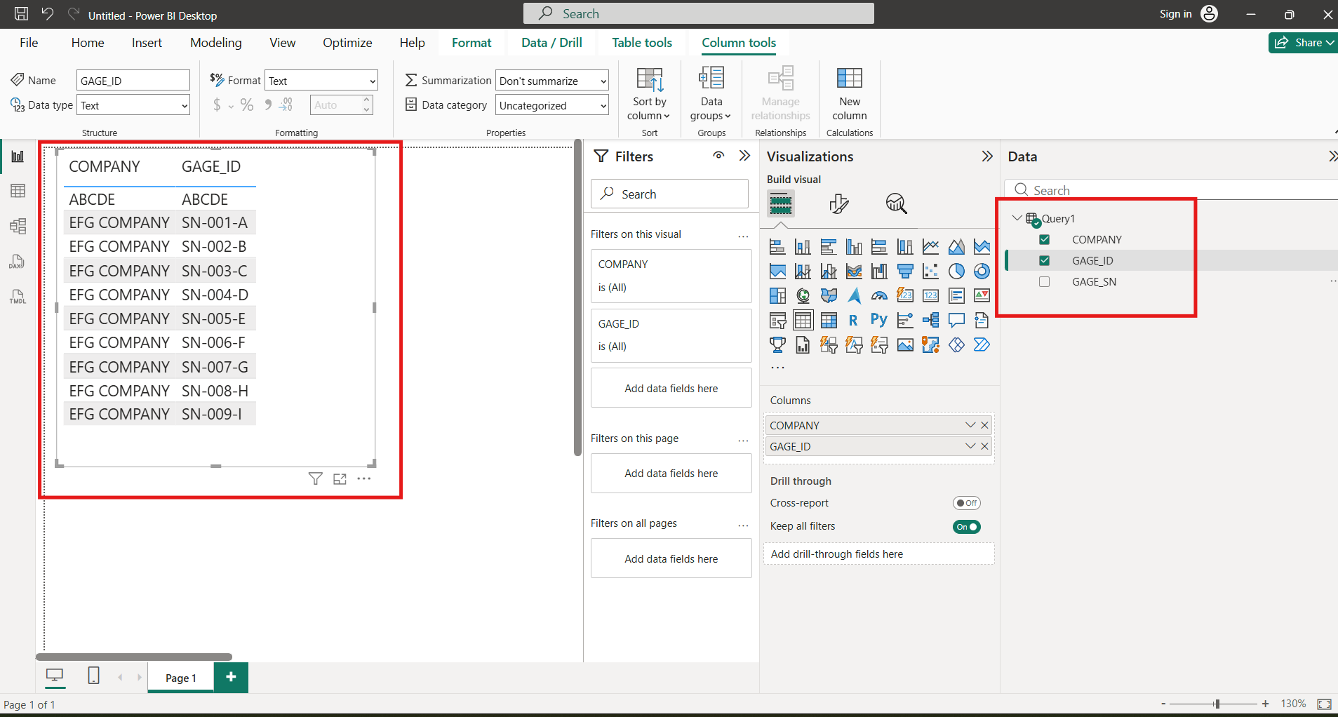 Power BI Connection screenshot 4