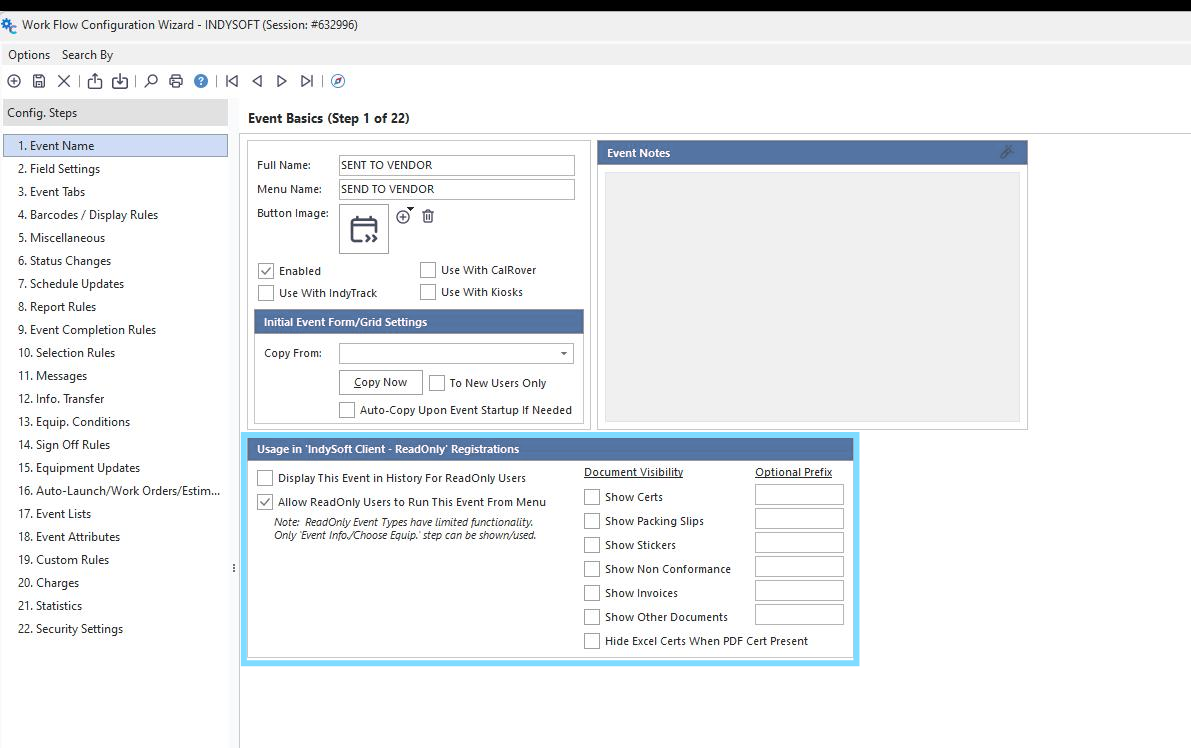 Asistente de configuración del flujo de trabajo - INDYSOFT (Sesión n.º 632996) 1 de mayo de 2023 a las 14:50:28