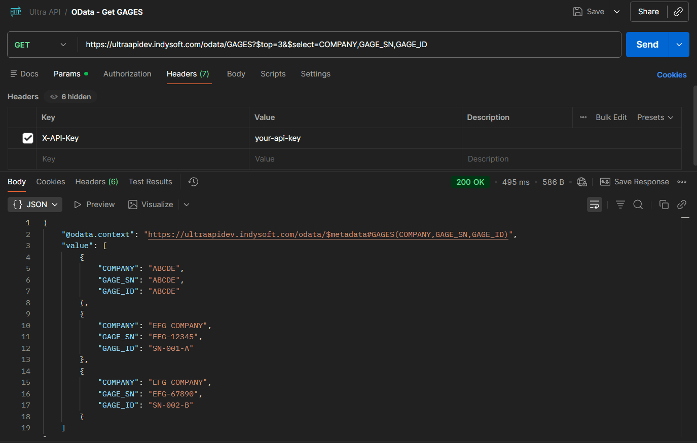 OData query