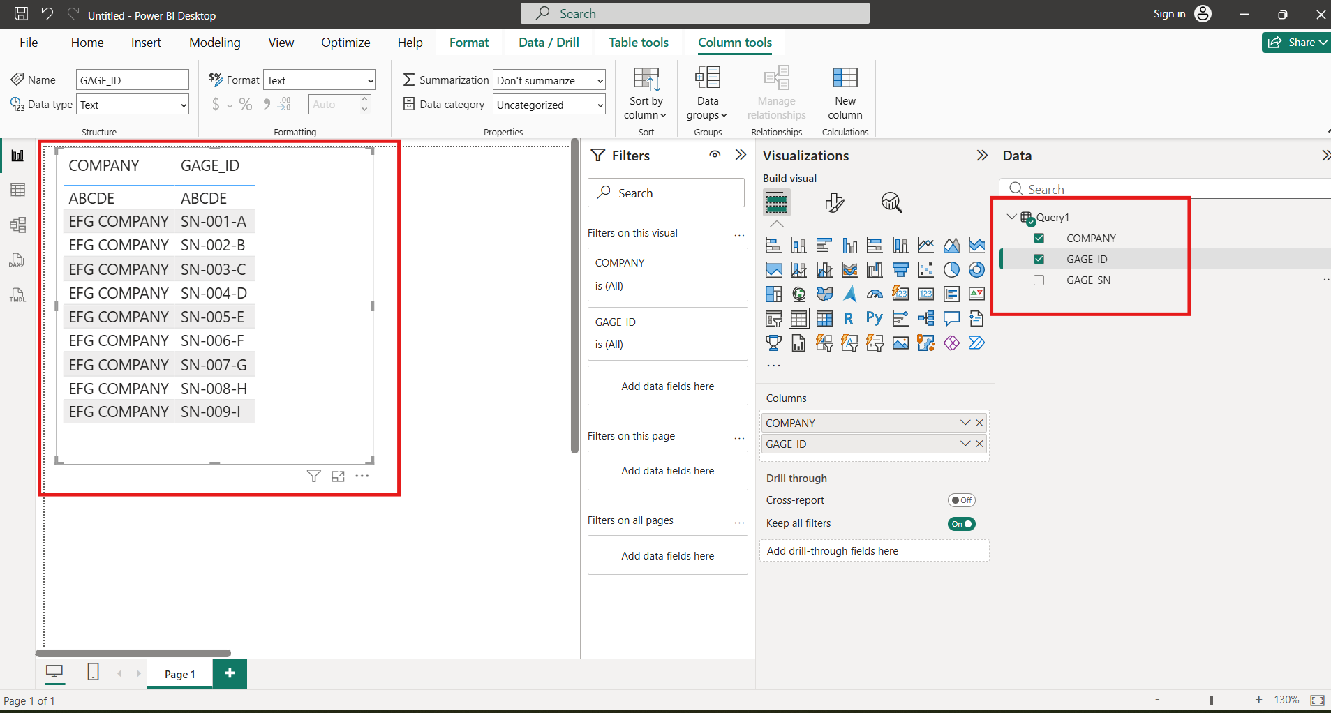 Power BI Connection screenshot 4